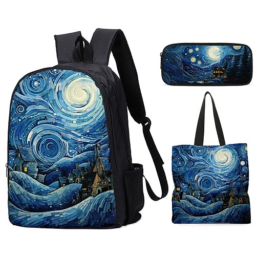 Homens Mulheres mochila 3D mochila Escola Diário Galáxia Oxford Grande Capacidade Respirável Leve Ziper Estampado Azul
Homens Mulheres mochila 3D mochila Escola Diário Galáxia Oxford Grande Capacidade Respirável Leve Ziper Estampado Azul