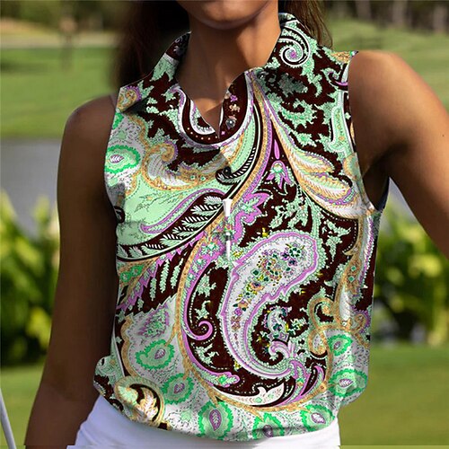 Femme T-shirt POLO Chemise de golf Polo boutonné Respirable Séchage rapide Evacuation de l'humidité Sans Manches Vêtements de golf Top Standard Cachemire Eté Tennis Le golf Pickleball
Femme T-shirt POLO Chemise de golf Polo boutonné Respirable Séchage rapide Evacuation de l'humidité Sans Manches Vêtements de golf Top Standard Cachemire Eté Tennis Le golf Pickleball