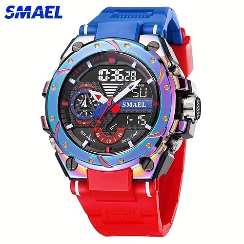 SMAEL Hombre Reloj Digital Esfera Grande Deportes Moda Reloj de Muñeca Luminoso Calendario IMPERMEABLE Silicona Reloj
SMAEL Hombre Reloj Digital Esfera Grande Deportes Moda Reloj de Muñeca Luminoso Calendario IMPERMEABLE Silicona Reloj