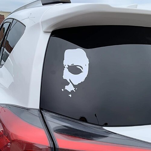 

Horror Halloween Stickers Car Window Door Decals Colorful Decals Scary Skeleton