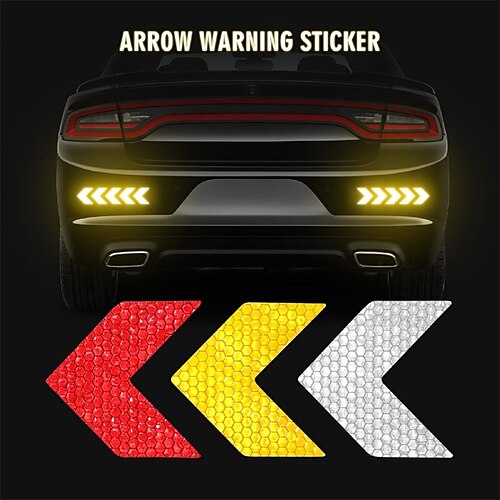 

5PCS 6X6cm(Small) High Intensity Grade Reflective Safety Warning Tapes Stickers Self-Adhesive For Car Truck Motorcycle Boat Bike Trailer Camper Balance car Helmet Fence Bags Outdoor Star shape