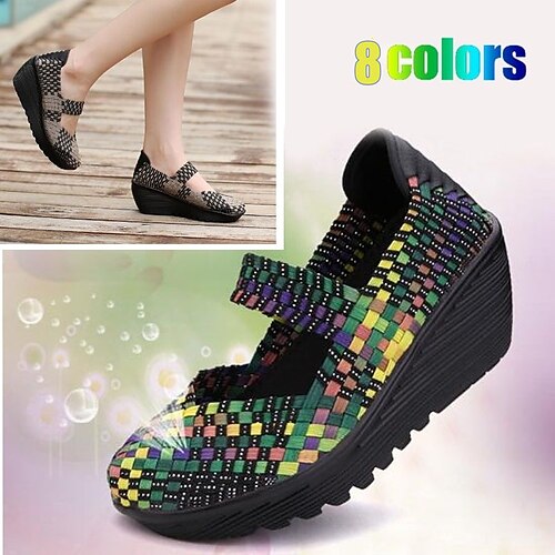 Damen Sandalen Halbschuhe Sandalen mit Keilabsatz Komfort Schuhe Übergrössen Täglich Sommer Keilabsatz Runde Zehe Brautkleider schlicht Komfort Elastisches Gewebe Halbschuhe Farbblock Geflochten
Damen Sandalen Halbschuhe Sandalen mit Keilabsatz Komfort Schuhe Übergrössen Täglich Sommer Keilabsatz Runde Zehe Brautkleider schlicht Komfort Elastisches Gewebe Halbschuhe Farbblock Geflochten
