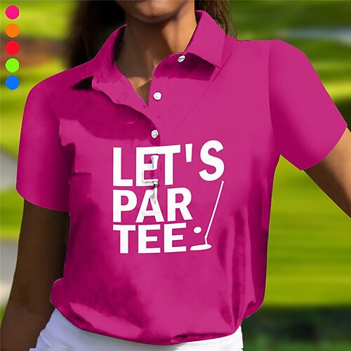 Mulheres Camisa polo de caminhada Camisa de golfe Pólo de botões Respirável Secagem Rápida Pavio Humido Manga Curta Vestuário de golfe Roupas de golfe Normal Letra Verão Tênis Golfe Pickleball
Mulheres Camisa polo de caminhada Camisa de golfe Pólo de botões Respirável Secagem Rápida Pavio Humido Manga Curta Vestuário de golfe Roupas de golfe Normal Letra Verão Tênis Golfe Pickleball