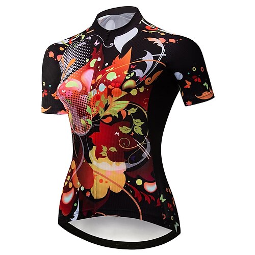 Femme Maillot et Collant Avec Bretelles Velo Cyclisme Maillot Velo Cyclisme Manche Courte Cyclisme Survêtement Maillot Top avec 3 poches arrière VTT Vélo tout terrain Vélo Route Doux Bandes
Femme Maillot et Collant Avec Bretelles Velo Cyclisme Maillot Velo Cyclisme Manche Courte Cyclisme Survêtement Maillot Top avec 3 poches arrière VTT Vélo tout terrain Vélo Route Doux Bandes