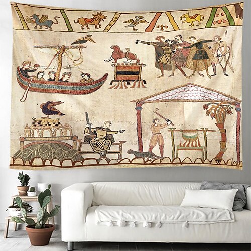 Divertido tapiz colgante de bayeux, arte de pared medieval, tapiz grande, decoración mural, fotografía, telón de fondo, manta, cortina, hogar, dormitorio, sala de estar, decoración
Divertido tapiz colgante de bayeux, arte de pared medieval, tapiz grande, decoración mural, fotografía, telón de fondo, manta, cortina, hogar, dormitorio, sala de estar, decoración