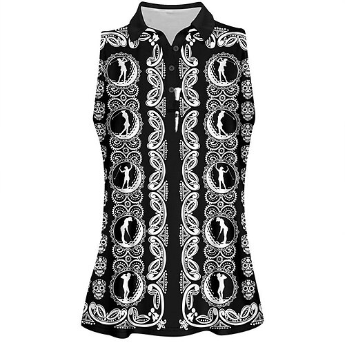 Mulheres Camisa polo de caminhada Camisa de golfe Pólo de botões Respirável Secagem Rápida Pavio Humido Sem Manga Vestuário de golfe Roupas de golfe Normal Leopardo Estampado Verão Tênis Golfe
Mulheres Camisa polo de caminhada Camisa de golfe Pólo de botões Respirável Secagem Rápida Pavio Humido Sem Manga Vestuário de golfe Roupas de golfe Normal Leopardo Estampado Verão Tênis Golfe