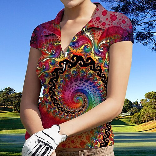 Mujer Camisas de polo Camiseta de golf Transpirable Secado rápido Dispersor de humedad Manga Corta Ropa de golf ropa de golf Ajuste regular Escote en V Floral Verano Tenis Golf pepinillo
Mujer Camisas de polo Camiseta de golf Transpirable Secado rápido Dispersor de humedad Manga Corta Ropa de golf ropa de golf Ajuste regular Escote en V Floral Verano Tenis Golf pepinillo
