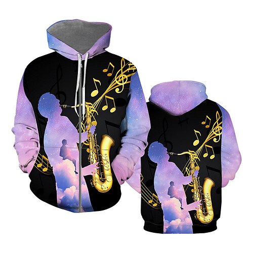 Homens Full Zip Hoodie Jaqueta Roxo Com Capuz Estampas Abstratas Música Zíper Imprimir Desportos e Ar livre Diário Esportes Impressão 3D Roupa de rua Designer Casual Primavera Outono Roupa Moletons
Homens Full Zip Hoodie Jaqueta Roxo Com Capuz Estampas Abstratas Música Zíper Imprimir Desportos e Ar livre Diário Esportes Impressão 3D Roupa de rua Designer Casual Primavera Outono Roupa Moletons