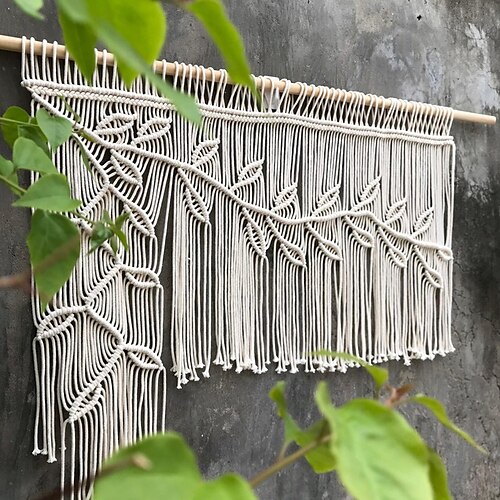 Boho Macrame Curtains Sliding Door Curtain Woven Bohemian Tapestry Decor,Outdoor Curtain Privacy, Patio Wedding Decoration, Room Divider for Pergola, Gazebo, Balcony, Porch
Boho Macrame Curtains Sliding Door Curtain Woven Bohemian Tapestry Decor,Outdoor Curtain Privacy, Patio Wedding Decoration, Room Divider for Pergola, Gazebo, Balcony, Porch