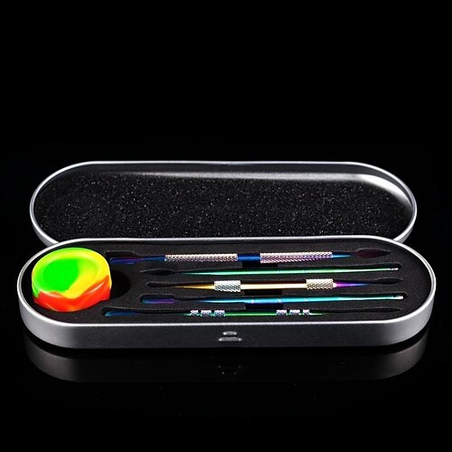 Smoking Oil Spoon Accessories 6in1 Set Silicone Box Stainless Steel Pipe-Oil Spoon Cigarette Cream Spoons Smoke Tools Cigarettes Digging Oils Cleaning Tool
Smoking Oil Spoon Accessories 6in1 Set Silicone Box Stainless Steel Pipe-Oil Spoon Cigarette Cream Spoons Smoke Tools Cigarettes Digging Oils Cleaning Tool