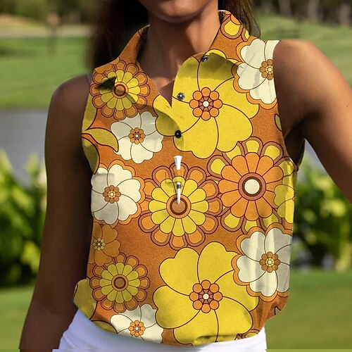 Damen poloshirt Golfhemd Geknöpftes Poloshirt Atmungsaktiv Schnelltrocknend Feuchtigkeitsableitung Ärmellos Golfbekleidung Golfkleidung Regular Fit Blumen Sommer Tennis Golfspiel Pickleball
Damen poloshirt Golfhemd Geknöpftes Poloshirt Atmungsaktiv Schnelltrocknend Feuchtigkeitsableitung Ärmellos Golfbekleidung Golfkleidung Regular Fit Blumen Sommer Tennis Golfspiel Pickleball
