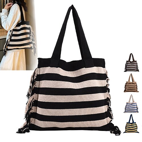 Mulheres Bolsa de ombro Palha Diário Mocassim Grande Capacidade Respirável Dobrável Geométrica Preto Amarelo Azul
Mulheres Bolsa de ombro Palha Diário Mocassim Grande Capacidade Respirável Dobrável Geométrica Preto Amarelo Azul