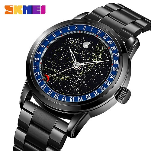 SKMEI Mujer Hombre Relojes de cuarzo Lujo Esfera Grande Moda Negocios Pantalla de fase lunar x IMPERMEABLE Aleación Reloj
SKMEI Mujer Hombre Relojes de cuarzo Lujo Esfera Grande Moda Negocios Pantalla de fase lunar x IMPERMEABLE Aleación Reloj