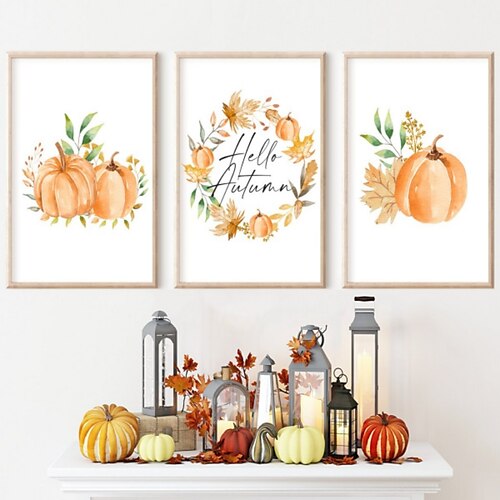 Otoño pared arte lienzo calabaza impresiones y carteles cuadros tela decorativa pintura para sala de estar cuadros sin marco
Otoño pared arte lienzo calabaza impresiones y carteles cuadros tela decorativa pintura para sala de estar cuadros sin marco
