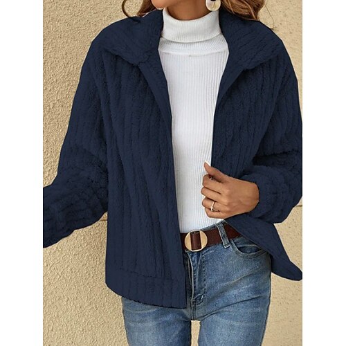 Mujer Abrigo Calle Ropa Cotidiana Vacaciones Otoño Invierno Regular Abrigo Holgado Mantiene abrigado Transpirable Elegante Casual Estilo callejero Chaquetas Manga Larga Plano Full Zip Rosa Azul
Mujer Abrigo Calle Ropa Cotidiana Vacaciones Otoño Invierno Regular Abrigo Holgado Mantiene abrigado Transpirable Elegante Casual Estilo callejero Chaquetas Manga Larga Plano Full Zip Rosa Azul