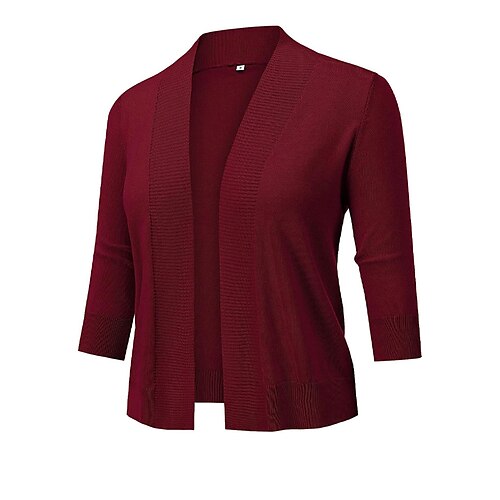 Mulheres Sueter Cardigan Saltador Estriado Tricotar Superdimensionado Côr Sólida Abertura Frontal à moda Casual Diário Para Noite Verão Outono Preto Branco S M L
Mulheres Sueter Cardigan Saltador Estriado Tricotar Superdimensionado Côr Sólida Abertura Frontal à moda Casual Diário Para Noite Verão Outono Preto Branco S M L