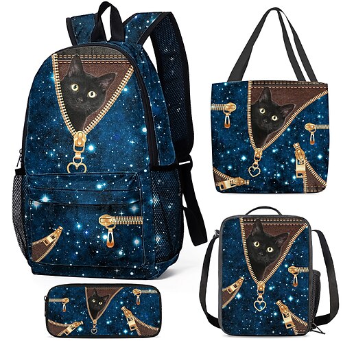 Mulheres mochila Mochila Escolar 3D mochila Escola Diário Galáxia Gato Poliéster Grande Capacidade Leve Durável Ziper Estampado Azul
Mulheres mochila Mochila Escolar 3D mochila Escola Diário Galáxia Gato Poliéster Grande Capacidade Leve Durável Ziper Estampado Azul