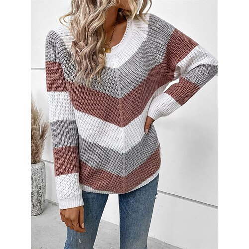Damen Pullover Strickwaren Gerippt Stricken Patchwork Farbblock V Ausschnitt Stilvoll Brautkleider schlicht Outdoor Täglich Herbst Winter Weiß S
Damen Pullover Strickwaren Gerippt Stricken Patchwork Farbblock V Ausschnitt Stilvoll Brautkleider schlicht Outdoor Täglich Herbst Winter Weiß S