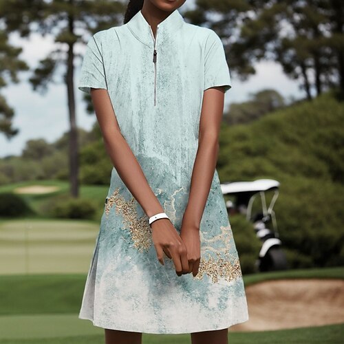 Damen Tenniskleid Golfkleid Atmungsaktiv Schnelltrocknend Feuchtigkeitsableitung Kurzarm Kleider Golfbekleidung Regular Fit Zip Bedruckt Sommer Tennis Golfspiel Pickleball
Damen Tenniskleid Golfkleid Atmungsaktiv Schnelltrocknend Feuchtigkeitsableitung Kurzarm Kleider Golfbekleidung Regular Fit Zip Bedruckt Sommer Tennis Golfspiel Pickleball