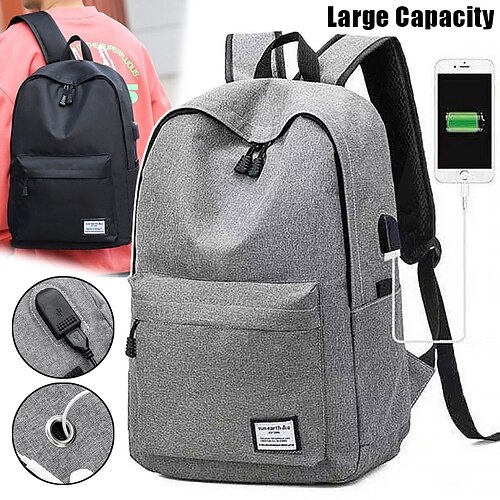 Homme sac à dos Sac d'Ecole Cartable sac à dos Ecole du quotidien Couleur unie Nylon Grande Capacité Respirable Poids Léger Fermeture Noir Grise
Homme sac à dos Sac d'Ecole Cartable sac à dos Ecole du quotidien Couleur unie Nylon Grande Capacité Respirable Poids Léger Fermeture Noir Grise