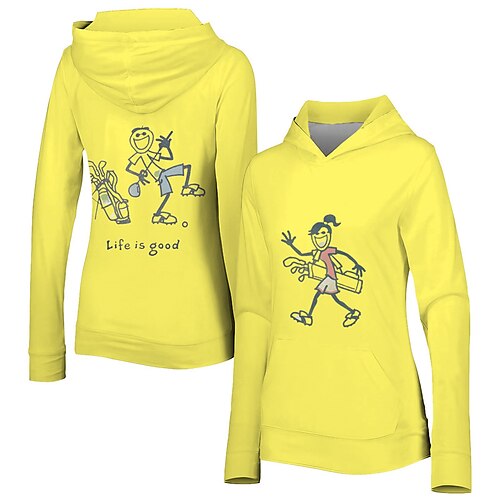 Femme Tenues assorties Sweat à capuche de golf Pull de golf Respirable Séchage rapide Avec poches manche longue Vêtements de golf Vêtements d'extérieur de golf Standard Imprimé Printemps Automne
Femme Tenues assorties Sweat à capuche de golf Pull de golf Respirable Séchage rapide Avec poches manche longue Vêtements de golf Vêtements d'extérieur de golf Standard Imprimé Printemps Automne