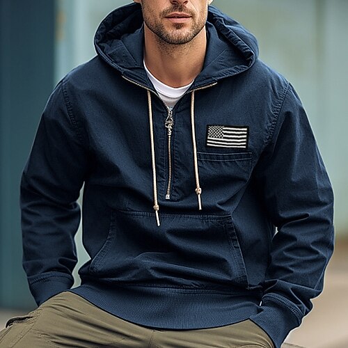 Men's Hoodie Zip Up Hoodies Navy Blue Dark Gray Gray Hooded National Flag Sports Outdoor Daily Holiday Streetwear Cool Casual Spring Fall Clothing Apparel Hoodies Sweatshirts
Men's Hoodie Zip Up Hoodies Navy Blue Dark Gray Gray Hooded National Flag Sports Outdoor Daily Holiday Streetwear Cool Casual Spring Fall Clothing Apparel Hoodies Sweatshirts