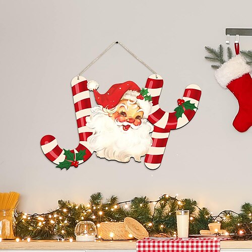 Sinal de parede de madeira de natal papai noel placa de alegria acessórios de decoração de parede para decoração de natal decoração de casa decoração de quarto itens domésticos 22x3 7cm/8.6''x14.5''
Sinal de parede de madeira de natal papai noel placa de alegria acessórios de decoração de parede para decoração de natal decoração de casa decoração de quarto itens domésticos 22x3 7cm/8.6''x14.5''