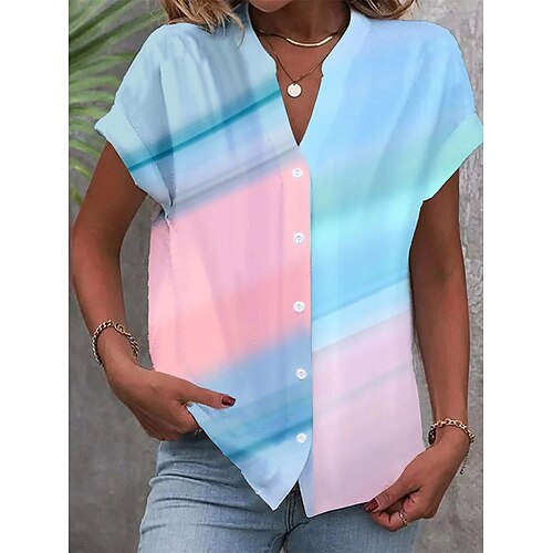 Damen Hemd Bluse Gelb Wein Blau Graphic Abstrakt Taste Bedruckt Kurzarm Casual Basic V Ausschnitt
Damen Hemd Bluse Gelb Wein Blau Graphic Abstrakt Taste Bedruckt Kurzarm Casual Basic V Ausschnitt