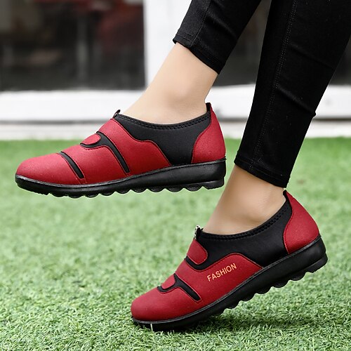 Femme Chaussures à Talons Chaussures de confort du quotidien Marche Talon Plat Bout rond Décontractées Confort Minimalisme Faux Cuir Mocassins Bloc de couleur Rouge Café
Femme Chaussures à Talons Chaussures de confort du quotidien Marche Talon Plat Bout rond Décontractées Confort Minimalisme Faux Cuir Mocassins Bloc de couleur Rouge Café