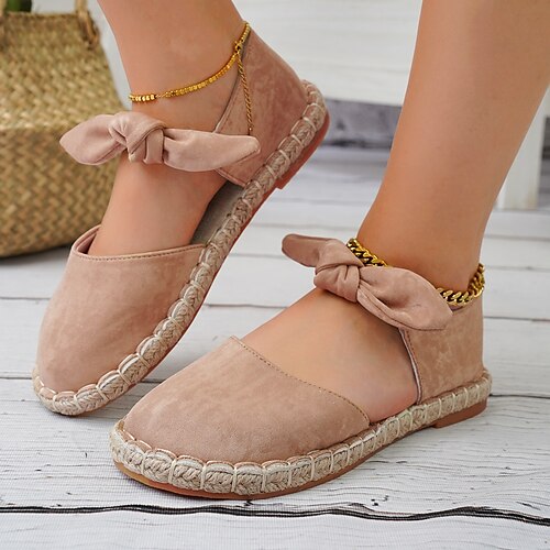 Damen Sandalen Flache Schuhe Handnähen Handgefertigte Schuhe Espadrilles Täglich Gehen Sommer Schleife Flacher Absatz Runde Zehe Vintage Brautkleider schlicht Wanderschuhe Kunstleder
Damen Sandalen Flache Schuhe Handnähen Handgefertigte Schuhe Espadrilles Täglich Gehen Sommer Schleife Flacher Absatz Runde Zehe Vintage Brautkleider schlicht Wanderschuhe Kunstleder