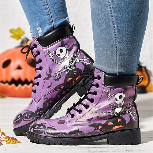 Halloween-Schädel, Kürbis, Fledermaus, lila Oberstiefel, Damenstiefel, Kampfstiefel, Übergröße, Outdoor, Halloween, Winter, niedriger Absatz, runde Zehenpartie, klassischer Komfort, Kunstleder,
Halloween-Schädel, Kürbis, Fledermaus, lila Oberstiefel, Damenstiefel, Kampfstiefel, Übergröße, Outdoor, Halloween, Winter, niedriger Absatz, runde Zehenpartie, klassischer Komfort, Kunstleder,