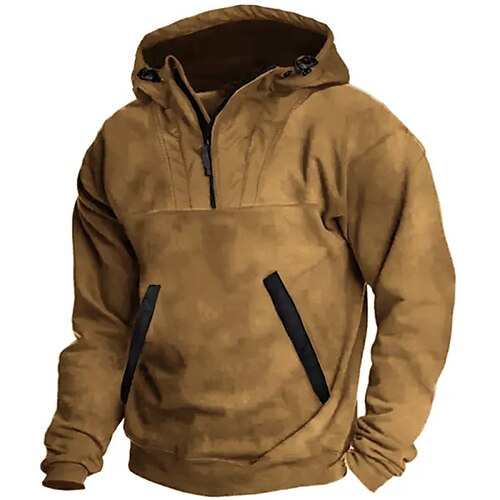 Homme Sweat à capuche zippé Noir Marron Capuche Plein Sport Loisir du quotidien Vacances Vêtement de rue Frais Décontractées Printemps Automne Vêtement Tenue Pulls Capuche Pulls molletonnés
Homme Sweat à capuche zippé Noir Marron Capuche Plein Sport Loisir du quotidien Vacances Vêtement de rue Frais Décontractées Printemps Automne Vêtement Tenue Pulls Capuche Pulls molletonnés