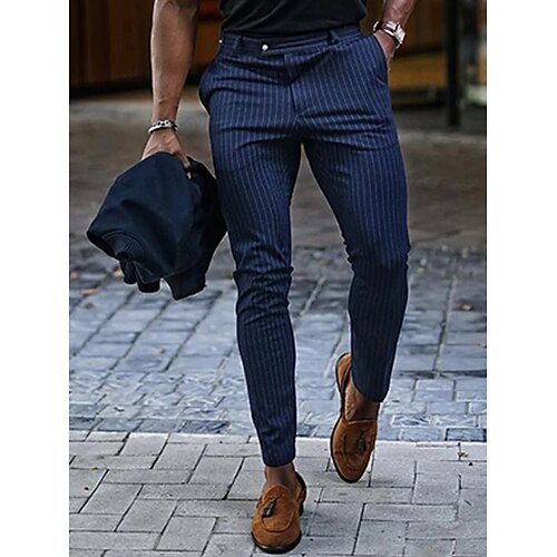 Homens Calças chinês Calça Chino Bolsos Tecido Conforto Respirável Ao ar livre Diário Para Noite Moda Casual Preto Azul
Homens Calças chinês Calça Chino Bolsos Tecido Conforto Respirável Ao ar livre Diário Para Noite Moda Casual Preto Azul