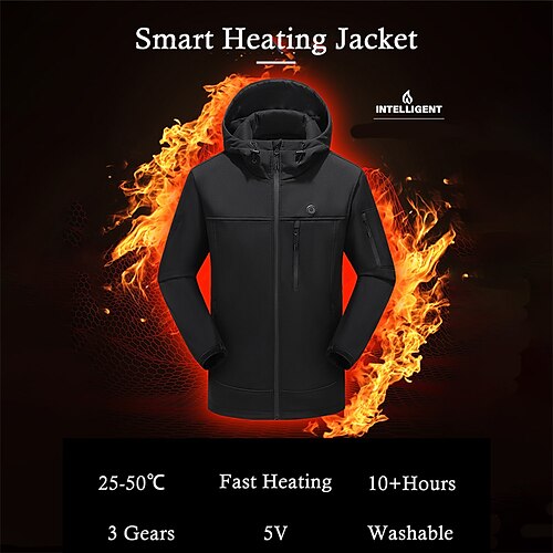 Chaqueta térmica eléctrica para invierno, abrigos térmicos con capucha, 10 áreas, impermeable, a prueba de viento, cálido, usb, ropa para hombre, chaleco calefactor
Chaqueta térmica eléctrica para invierno, abrigos térmicos con capucha, 10 áreas, impermeable, a prueba de viento, cálido, usb, ropa para hombre, chaleco calefactor