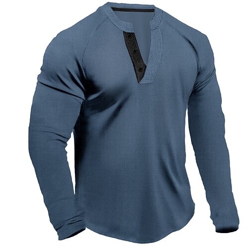 Herren Henley Shirt T-Shirt langarmshirt Glatt Grubenstreifen Henley Strasse Urlaub Langarm Bekleidung Modisch Designer Basic
Herren Henley Shirt T-Shirt langarmshirt Glatt Grubenstreifen Henley Strasse Urlaub Langarm Bekleidung Modisch Designer Basic