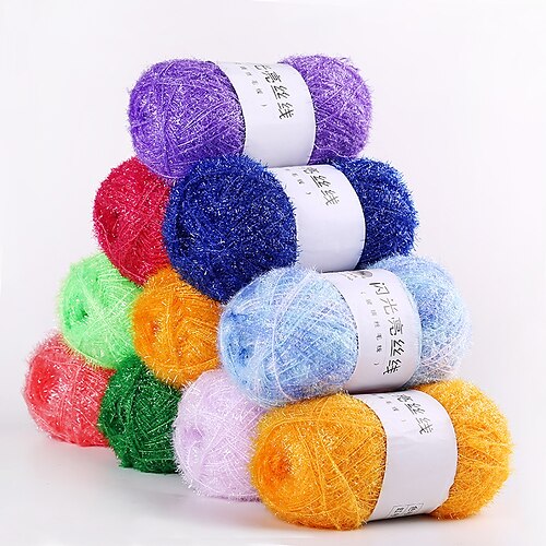 écheveaux fil de torchons brillants, fil de gommage pastel en soie de verre 100% polyester pour le crochet tissage artisanat fait à la main
écheveaux fil de torchons brillants, fil de gommage pastel en soie de verre 100% polyester pour le crochet tissage artisanat fait à la main