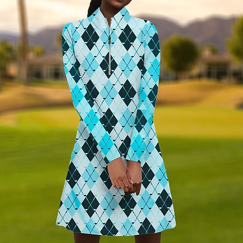 Mulheres Vestido de tênis vestido de golfe Respirável Secagem Rápida Pavio Humido Manga Longa roupa de tênis Roupas de Tênis Zíper Bolsos laterais Geometria Primavera Outono Tênis Golfe Pickleball
Mulheres Vestido de tênis vestido de golfe Respirável Secagem Rápida Pavio Humido Manga Longa roupa de tênis Roupas de Tênis Zíper Bolsos laterais Geometria Primavera Outono Tênis Golfe Pickleball