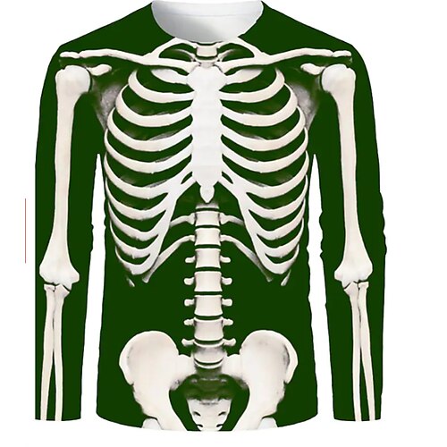 Halloween Skull Skeleton T-shirt 3D Graphic T-shirt For Men's Women's Unisex Adults' 3D Print 100% Polyester Halloween Vacation
Halloween Skull Skeleton T-shirt 3D Graphic T-shirt For Men's Women's Unisex Adults' 3D Print 100% Polyester Halloween Vacation