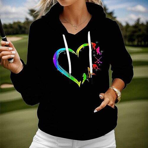 Damen Golf-Hoodie Golfpullover Atmungsaktiv Schnelltrocknend Mit Taschen Langarm Golfbekleidung Golfkleidung Regular Fit Graphic Bedruckt Frühling Herbst Tennis Golfspiel Pickleball
Damen Golf-Hoodie Golfpullover Atmungsaktiv Schnelltrocknend Mit Taschen Langarm Golfbekleidung Golfkleidung Regular Fit Graphic Bedruckt Frühling Herbst Tennis Golfspiel Pickleball