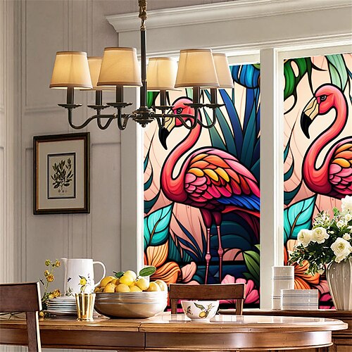 bunte Retro-Blumen-Fensterfolie, elektrostatische PVC-Glasaufkleber, Buntglasfolien, statisch haftende Wandaufkleber aus Milchglasfolie
bunte Retro-Blumen-Fensterfolie, elektrostatische PVC-Glasaufkleber, Buntglasfolien, statisch haftende Wandaufkleber aus Milchglasfolie