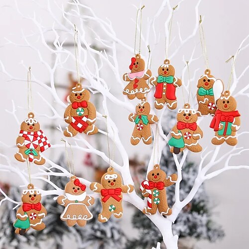 1Set Gingerbread Man Christmas Tree Hanging Pendant Xmas Tree Decor Ornament Newest Fast Shipping Cute Funny Kid Gift
1Set Gingerbread Man Christmas Tree Hanging Pendant Xmas Tree Decor Ornament Newest Fast Shipping Cute Funny Kid Gift