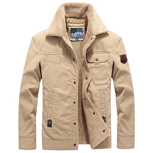 Herren Winterjacke Wintermantel Sherpa-Jacke Freizeitskleidung Urlaub Langlebig Lässig / Alltäglich Tasche Herbst Winter Solide / einfarbig Warm-Ups Komfort Umlegekragen Standard Dunkelblau Kaki
Herren Winterjacke Wintermantel Sherpa-Jacke Freizeitskleidung Urlaub Langlebig Lässig / Alltäglich Tasche Herbst Winter Solide / einfarbig Warm-Ups Komfort Umlegekragen Standard Dunkelblau Kaki