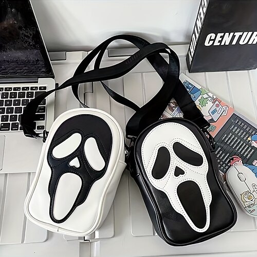 bolsa tiracolo em forma de fantasma engraçada bolsa de ombro caveira de elfo halloween bolsa moderna de couro pu
bolsa tiracolo em forma de fantasma engraçada bolsa de ombro caveira de elfo halloween bolsa moderna de couro pu