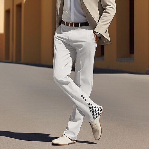 Herren Anzughosen Hose Hosen Freizeithose Anzughose Vordertasche Patchwork Komfort Geschäft Täglich Festtage Modisch Schick Modern Schwarz Weiß
Herren Anzughosen Hose Hosen Freizeithose Anzughose Vordertasche Patchwork Komfort Geschäft Täglich Festtage Modisch Schick Modern Schwarz Weiß
