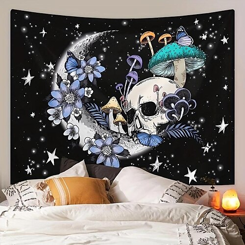 Luna sol cráneo colgante tapiz pared arte gran tapiz mural decoración fotografía telón de fondo manta cortina hogar dormitorio sala de estar decoración seta mandala
Luna sol cráneo colgante tapiz pared arte gran tapiz mural decoración fotografía telón de fondo manta cortina hogar dormitorio sala de estar decoración seta mandala