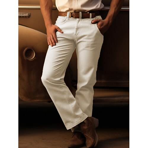 Men's Trousers Chinos Chino Pants Pocket Plain Comfort Breathable Outdoor Daily Going out Cotton Blend Fashion Casual Light Khaki Black Micro-elastic
Men's Trousers Chinos Chino Pants Pocket Plain Comfort Breathable Outdoor Daily Going out Cotton Blend Fashion Casual Light Khaki Black Micro-elastic