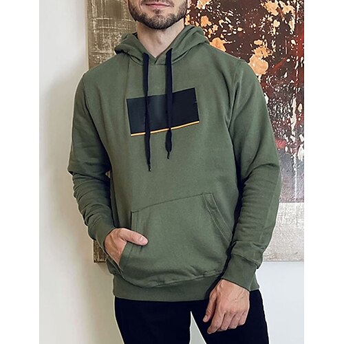 Men's Hoodie Army Green Hooded Color Block Sports Outdoor Daily Holiday Streetwear Cool Casual Spring Fall Clothing Apparel Hoodies Sweatshirts
Men's Hoodie Army Green Hooded Color Block Sports Outdoor Daily Holiday Streetwear Cool Casual Spring Fall Clothing Apparel Hoodies Sweatshirts