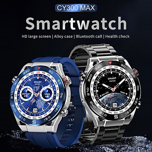 696 CY300MAX Smart Watch 1.6 inch Smartwatch Fitness Running Watch Bluetooth Pedometer Call Reminder Sleep Tracker Compatible with Android iOS Women Men Hands-Free Calls Message Reminder Step Tracker
696 CY300MAX Smart Watch 1.6 inch Smartwatch Fitness Running Watch Bluetooth Pedometer Call Reminder Sleep Tracker Compatible with Android iOS Women Men Hands-Free Calls Message Reminder Step Tracker