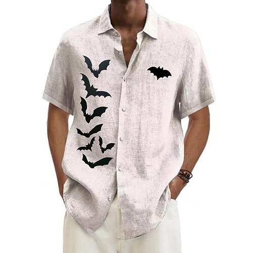 Homens Camisa Social Morcego Aberto para a Lateral Branco Roxo Verde Cáqui Cinzento Ao ar livre dia das Bruxas Manga Longa Imprimir Roupa Moda Roupa de rua Designer Casual
Homens Camisa Social Morcego Aberto para a Lateral Branco Roxo Verde Cáqui Cinzento Ao ar livre dia das Bruxas Manga Longa Imprimir Roupa Moda Roupa de rua Designer Casual