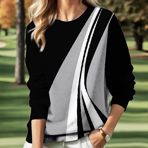 Femme Pull de golf Sweat Golf Chaud Respirable Avec poches manche longue Vêtements d'extérieur de golf Top Standard Poches latérales Demi-zip Imprimé Printemps Automne Tennis Le golf Pickleball
Femme Pull de golf Sweat Golf Chaud Respirable Avec poches manche longue Vêtements d'extérieur de golf Top Standard Poches latérales Demi-zip Imprimé Printemps Automne Tennis Le golf Pickleball